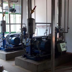 MYCOM Compressors During Installation